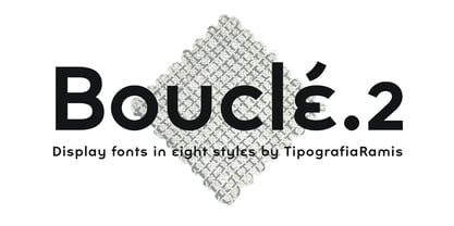 Boucle2 Font Poster 1