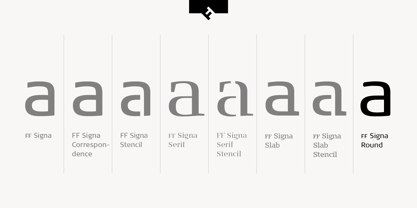 FF Signa Round Font Poster 2