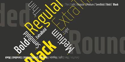 XXII Neue Norm Rounded Font Poster 6