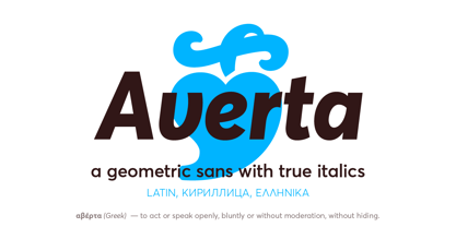 Averta Font Poster 1