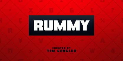 Rummy Font Poster 1