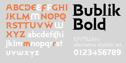 Bublik Font Poster 4