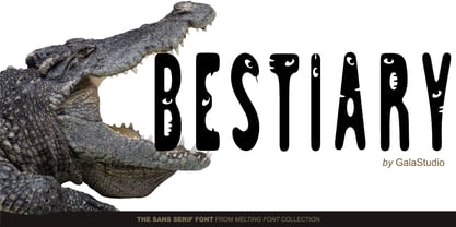 GS Slim One Bestiary Fuente Póster 1