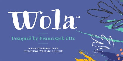 Wola Font Poster 1