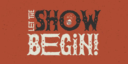 The Freaky Circus Font Poster 4