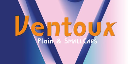 Ventoux Font Poster 1