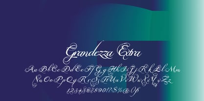 Grandezza Xtra Font Poster 1