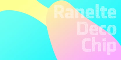 Ranelte Deco Font Poster 5