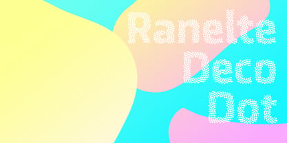 Ranelte Deco Font Poster 3