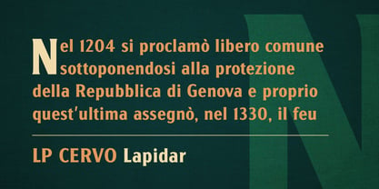 LP Cervo Font Poster 5