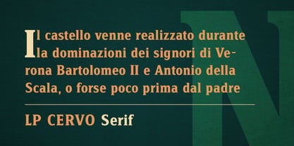 LP Cervo Font Poster 3