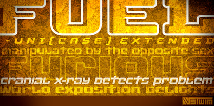Fuel Uni Extended Font Poster 1