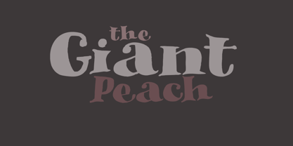 Phantom Peach Font Poster 3