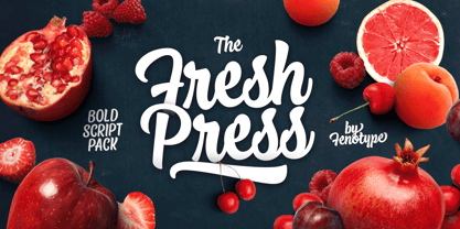 Fresh Press Font Poster 1