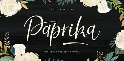 Paprika Font Poster 11