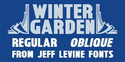 Winter Garden JNL Font Poster 1