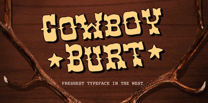 Cowboy Burt Font Poster 7