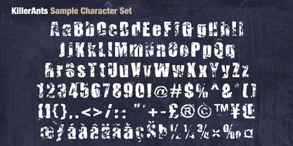 Font Killer Ants Font: Download Free • Yeyfont!