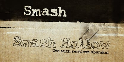 Smash Font Poster 4
