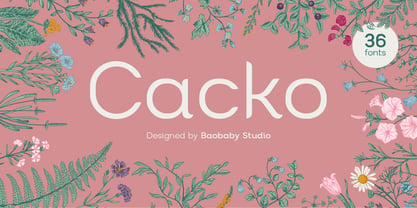 Cacko Font Poster 1