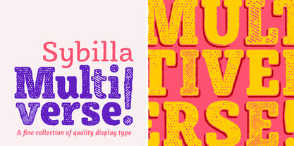 Sybilla Multiverse Font Poster 1