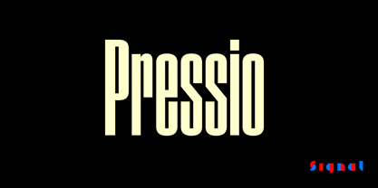 Pressio Font Poster 1