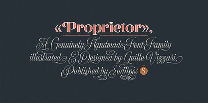 Proprietor Font Poster 31