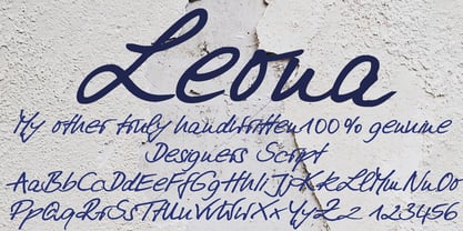 Leona Font Poster 1
