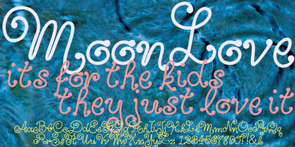 MoonLove Font Poster 1