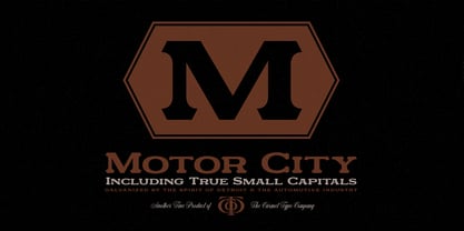Motor City Fuente Póster 6