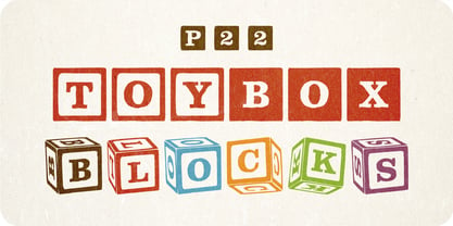 P22 ToyBox Font Poster 5