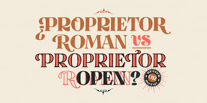 Proprietor Font Poster 5