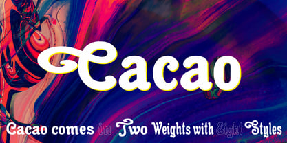 Cacao Font Poster 1