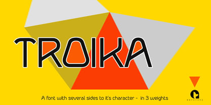 Troika Font Poster 3