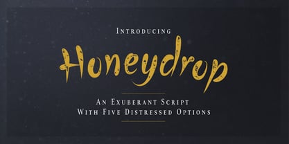 Honeydrop Font Poster 1