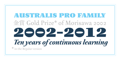 Australis Pro Font Poster 1