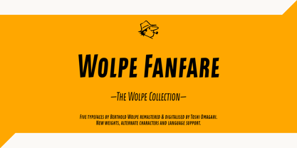 Wolpe Fanfare Font Poster 1