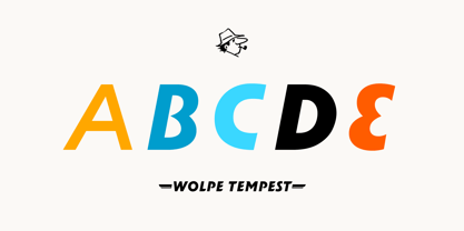 Wolpe Tempest Font Poster 5