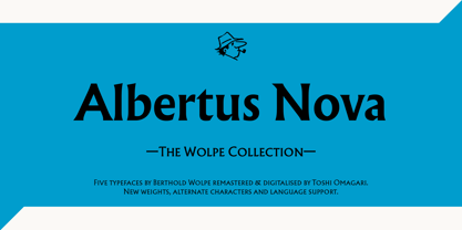 Albertus Nova Font Poster 1