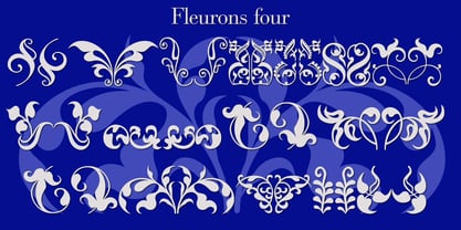 Fleurons Four Font Poster 1