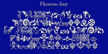 Fleurons Four Font Poster 2