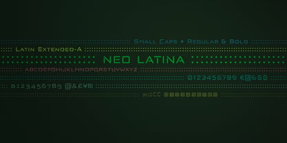 Neo Latina Font Poster 7