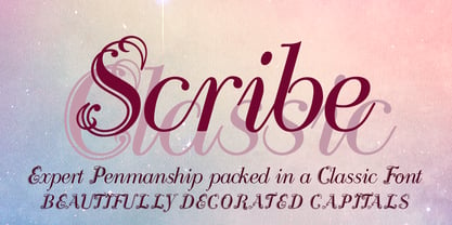Scribe Font Poster 2