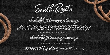 South Route Font Poster 17