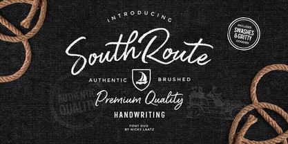 South Route Font Poster 1