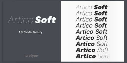 Artico Soft Font Poster 3