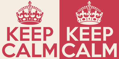 Keep Calm Fuente Póster 3