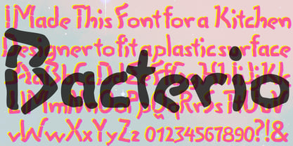 Bacterio Font Poster 1