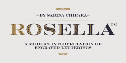 Rosella Font Poster 2