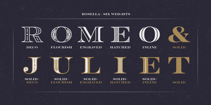 Rosella Font Poster 3